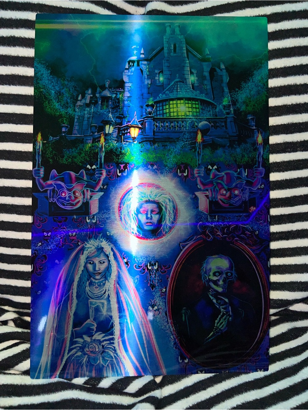 Disney Haunted Mansion metal art